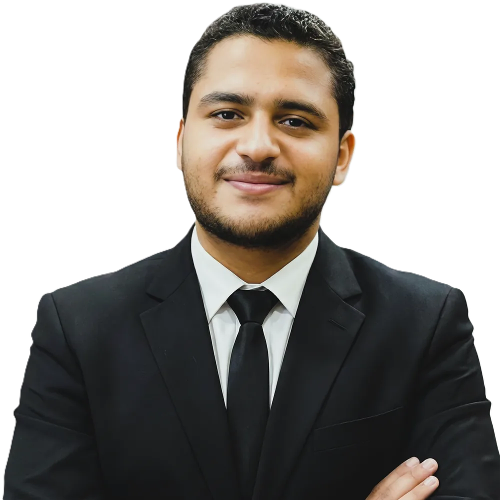 Marwan Abdelghaffar in a formal black suit